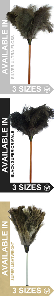 Largest Choice of Ostrich Feather Dusters