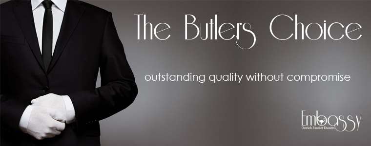 Embassy Ostrich Feather Dusters - The Butlers Choice