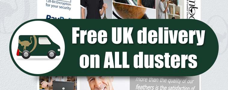 A Free UK delivery on ALL dusters