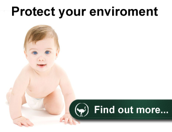 Image of a baby - Protect your enviroment, use Embassy Ostrich Feather Dusters to keep your home dust free